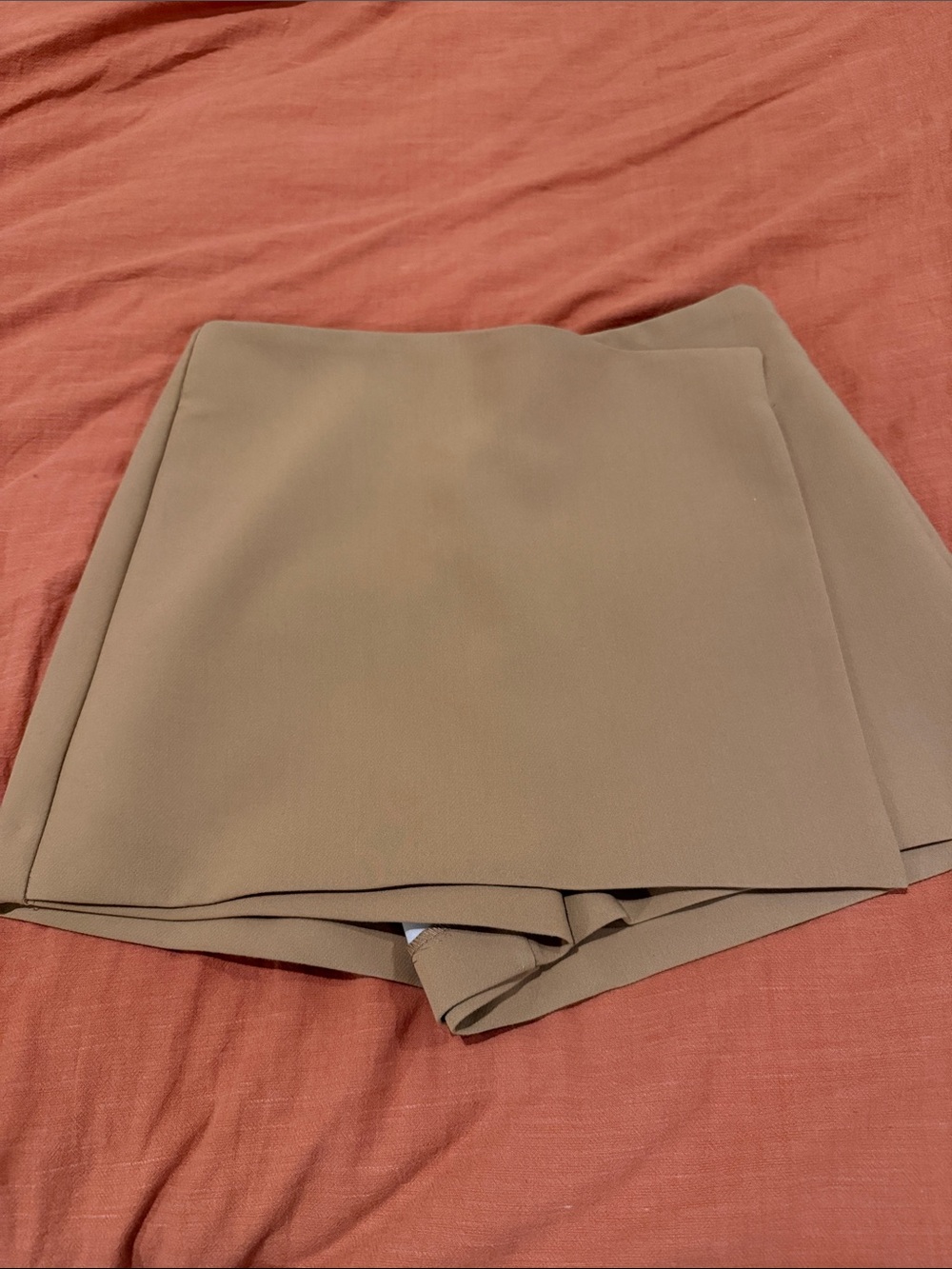 Zara Beige/Tan Women's Skort Shorts